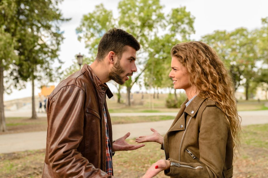 man-woman-arguing-on-date-leather-jackets